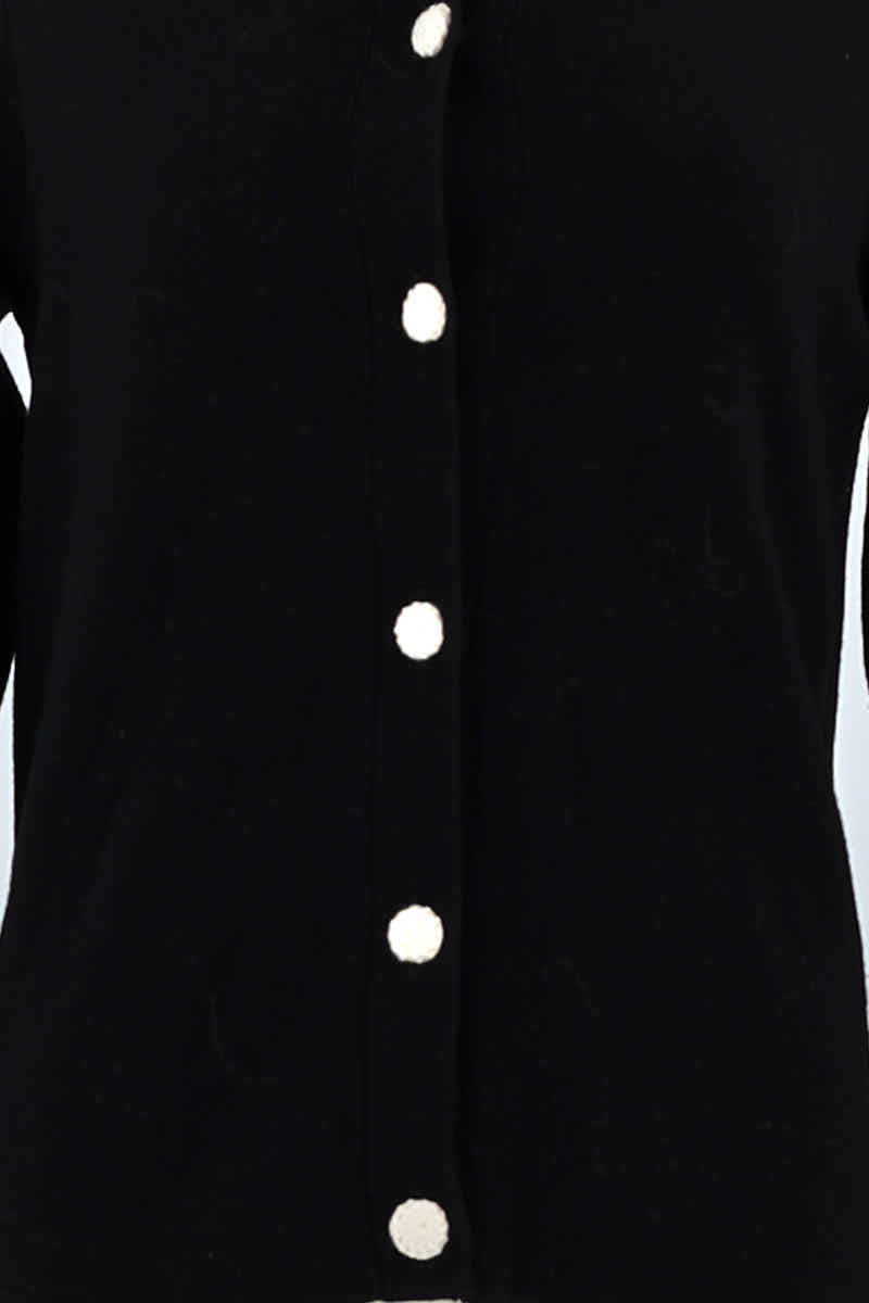 Gilet Sézane Noir en Laine
