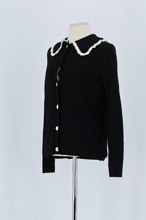 Gilet Sézane Noir en Laine