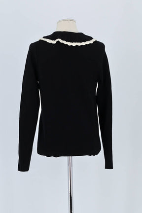 Gilet Sézane Noir en Laine