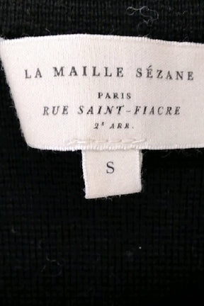 Gilet Sézane Noir en Laine