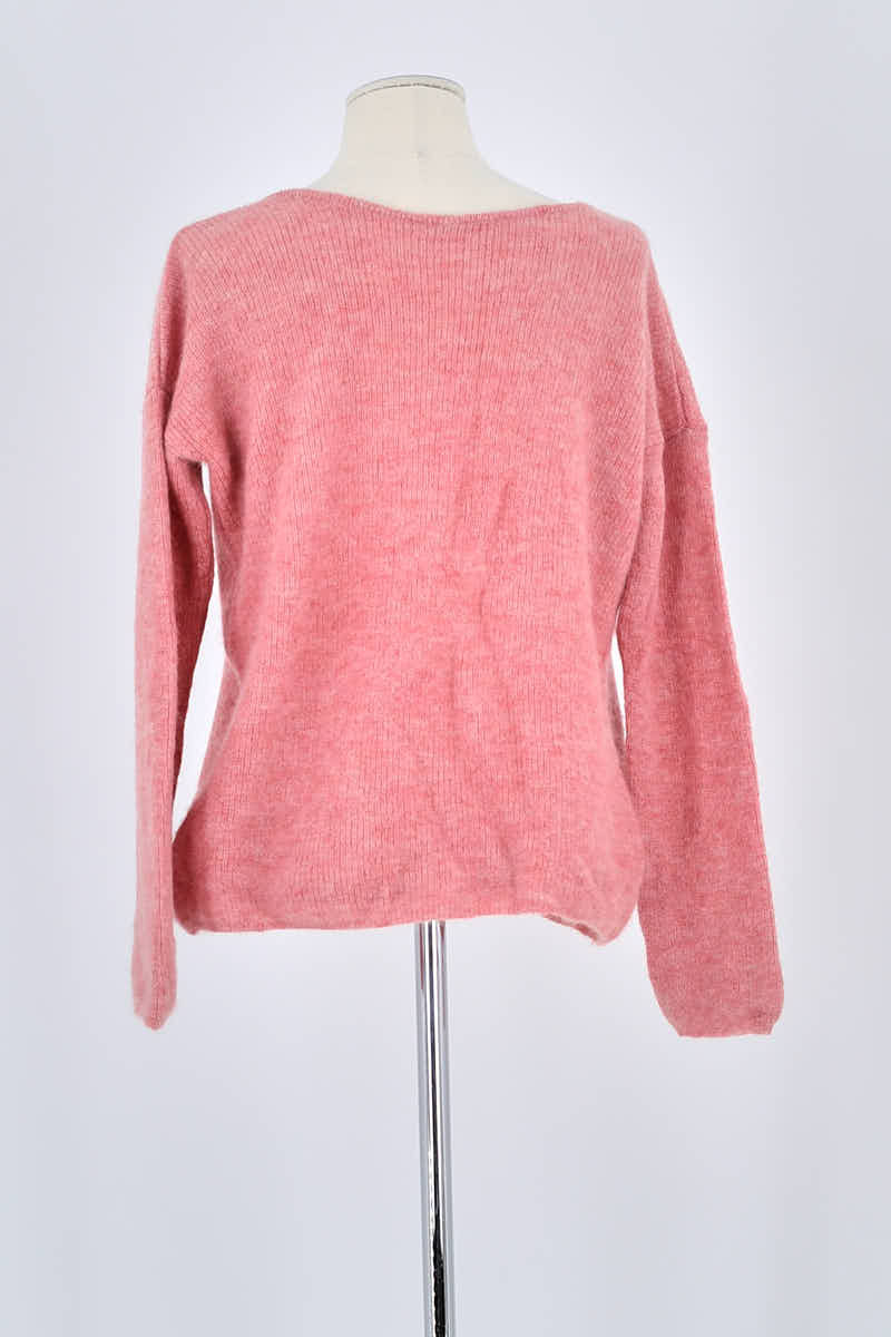 Gilet Sézane Rose en Polyamide