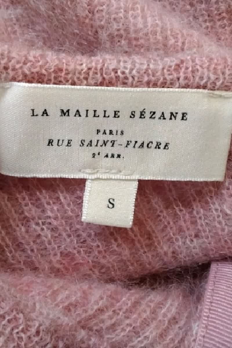 Gilet Sézane Rose en Polyamide