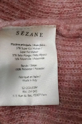 Gilet Sézane Rose en Polyamide