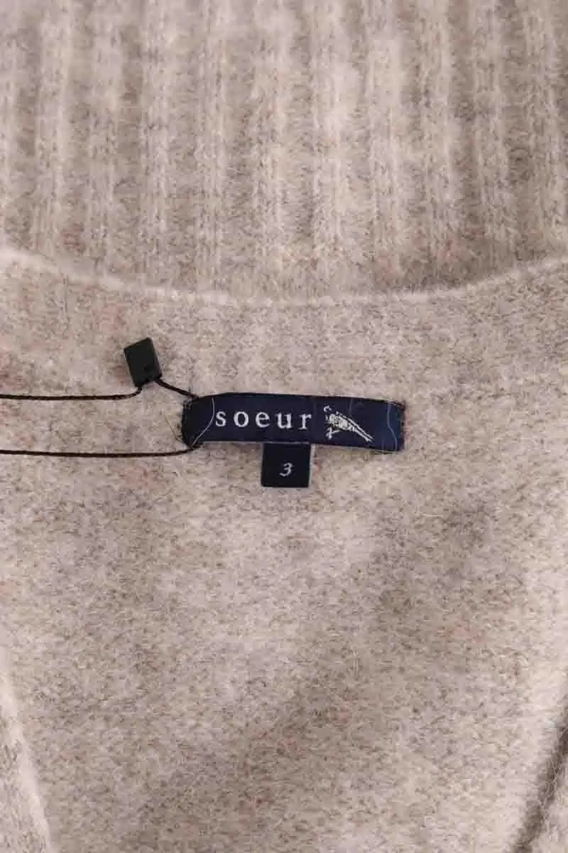 Gilet Soeur Fluo Ecru en Synthétique