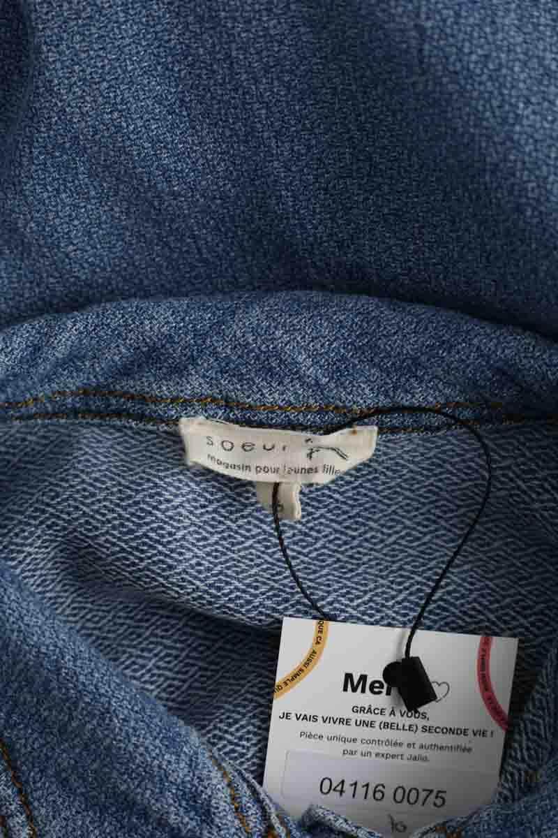 Gilet Soeur Ismael Bleu en Coton