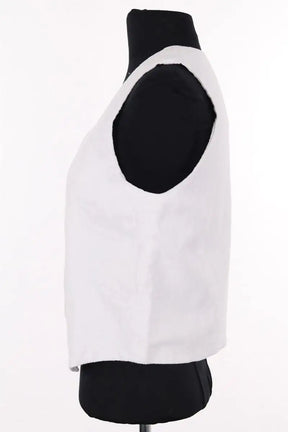Gilet Songe Lab Blanc en Lin