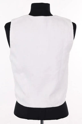 Gilet Songe Lab Blanc en Lin