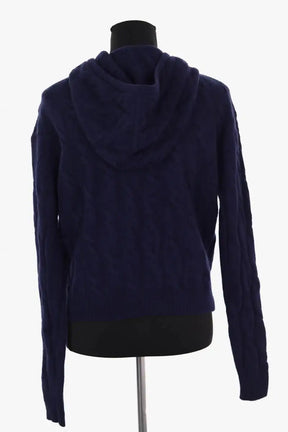Gilet Sporty & Rich Marine en Cachemire