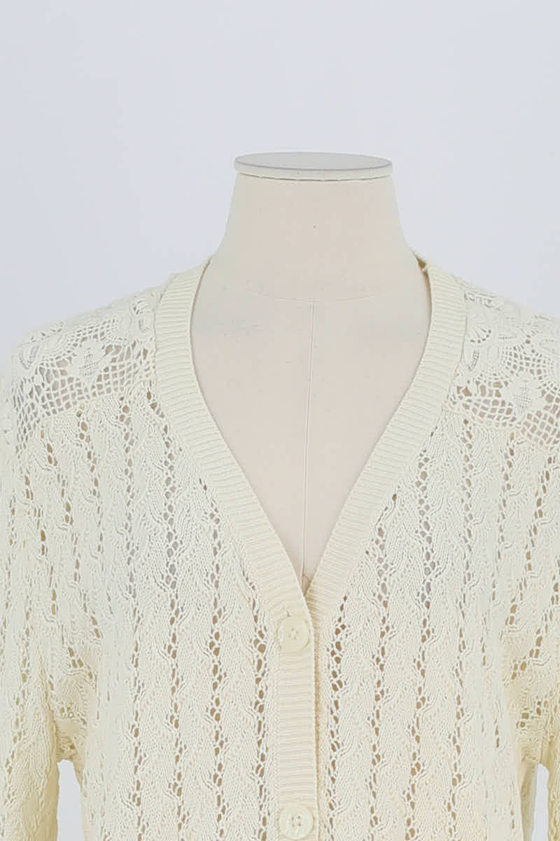 Gilet The Kooples Blanc en Coton