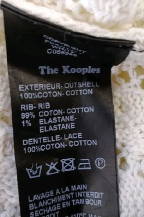 Gilet The Kooples Blanc en Coton