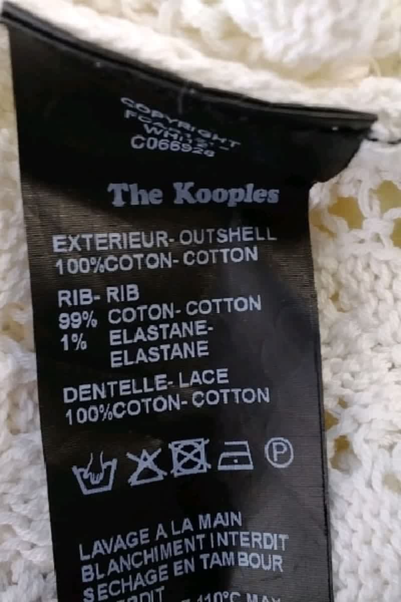 Gilet The Kooples Blanc en Coton