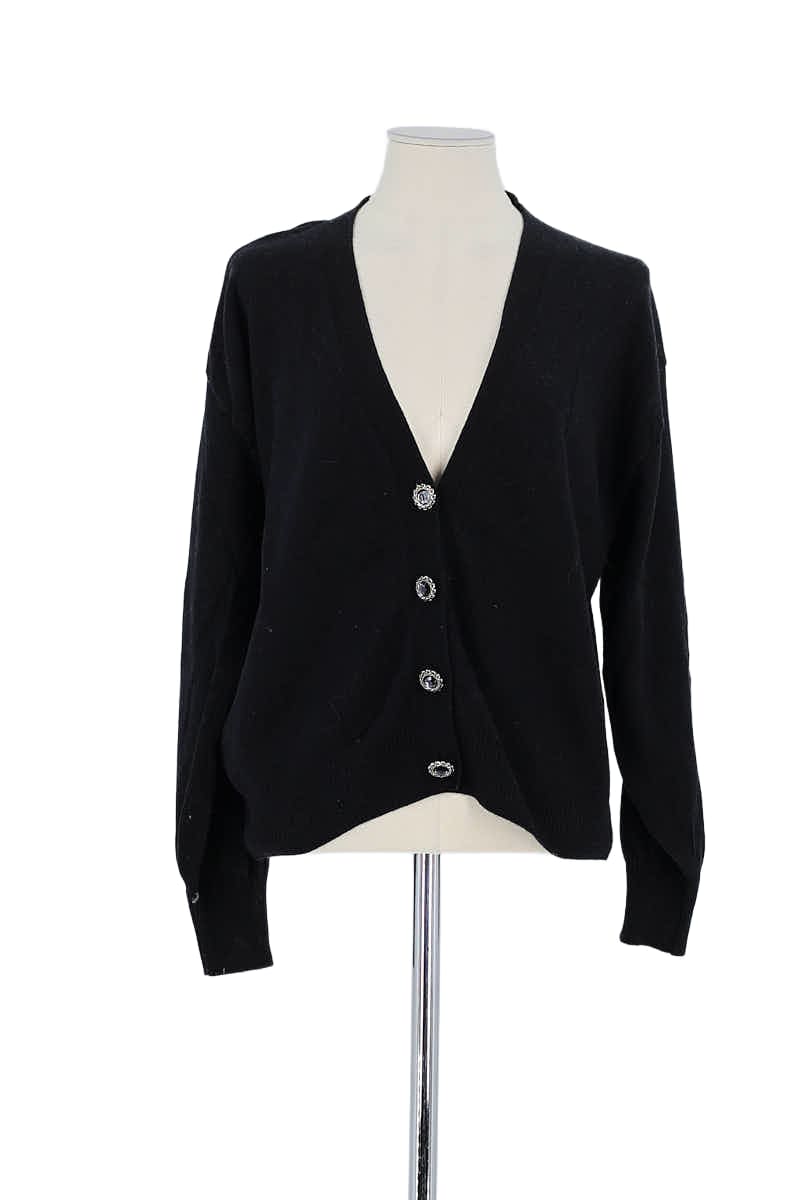 Gilet The Kooples Noir en Laine, taille S - Seconde Main