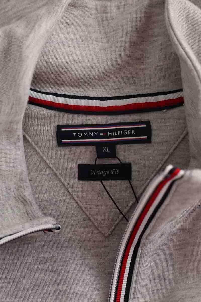 Gilet Tommy Hilfiger Gris en Coton