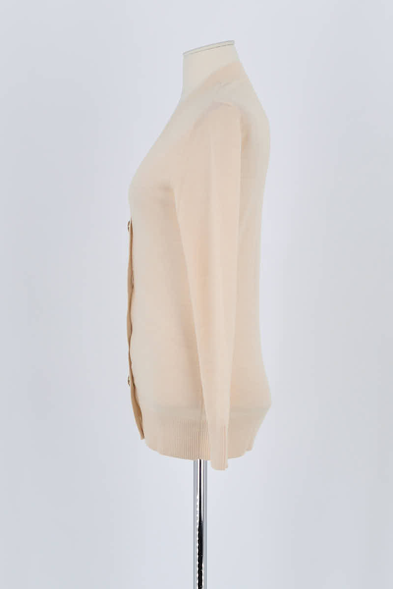 Gilet Tory Burch Beige en Laine
