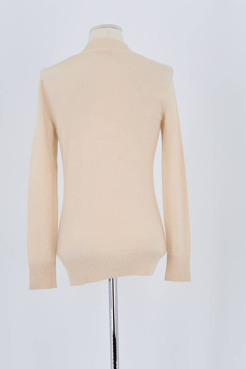 Gilet Tory Burch Beige en Laine