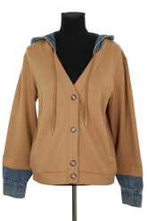 Gilet Twinset Camel en Synthétique, taille L - Seconde Main