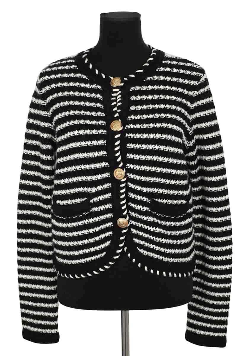 Gilet Vanessa Bruno Noir en Laine, taille S - Seconde Main