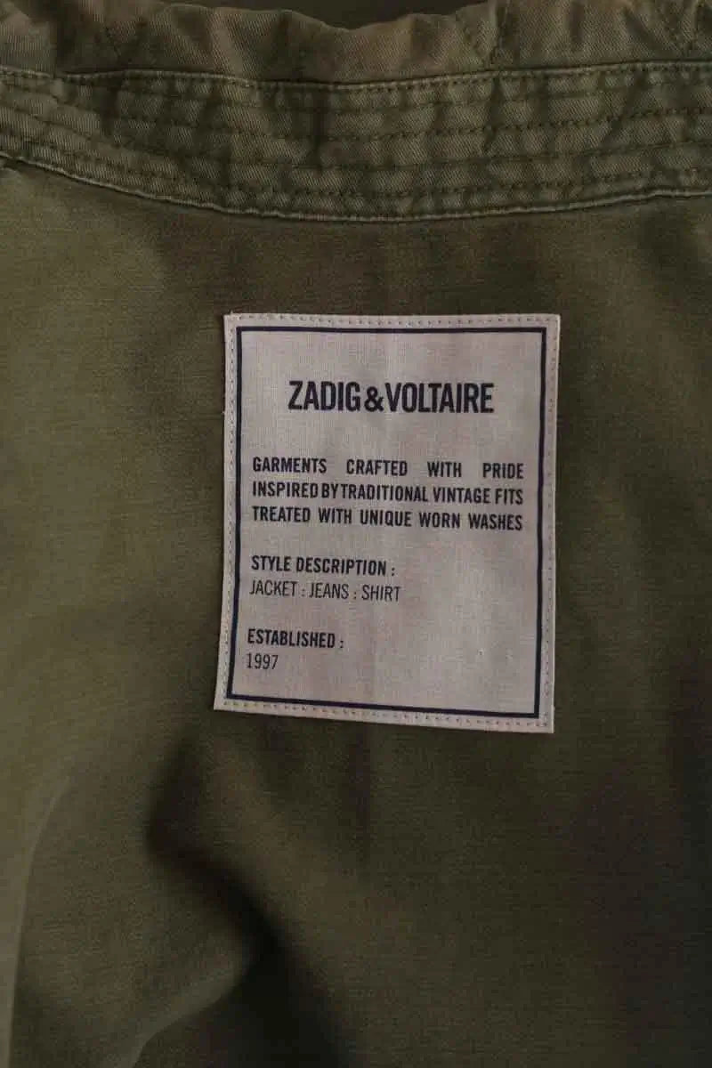 Gilet Zadig & Voltaire Kaki en Coton