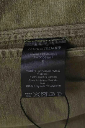 Gilet Zadig & Voltaire Kaki en Coton