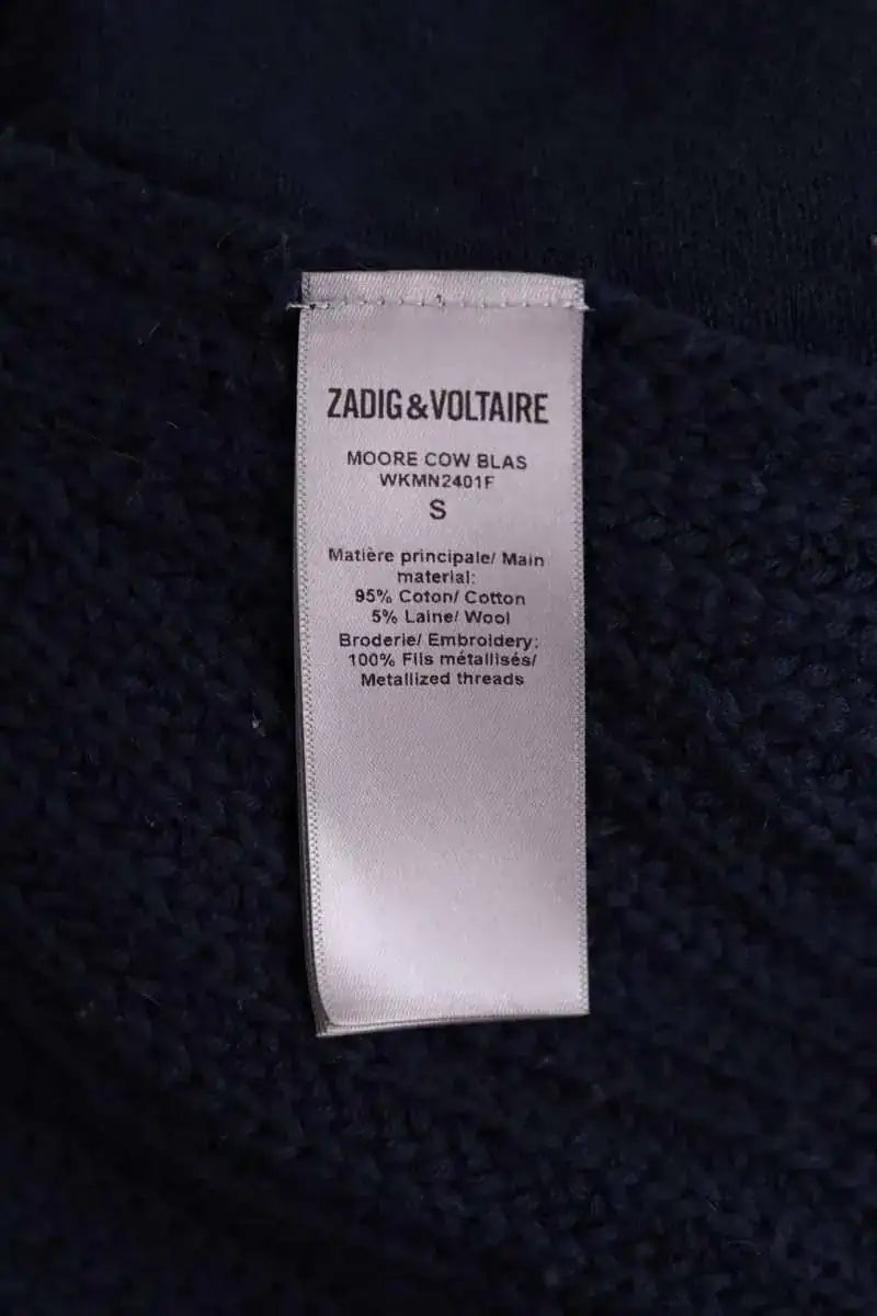 Gilet Zadig & Voltaire Marine en Coton