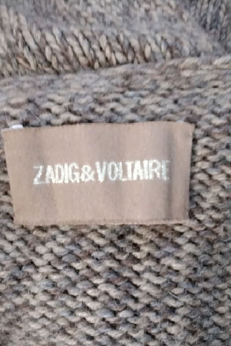 Gilet Zadig & Voltaire Marron en Laine