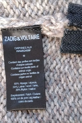 Gilet Zadig & Voltaire Marron en Laine