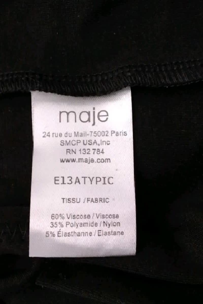 Robe Maje  Noir