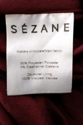 Robe Sézane  Bordeaux