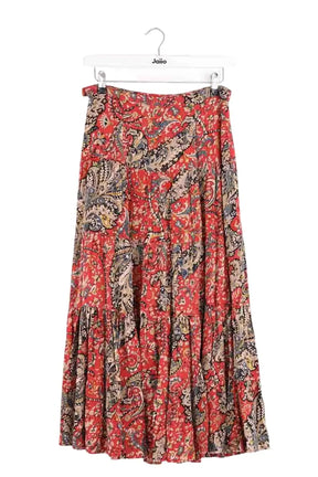 Jupe Laurence Bras Rouge en Viscose, taille XS - Seconde Main