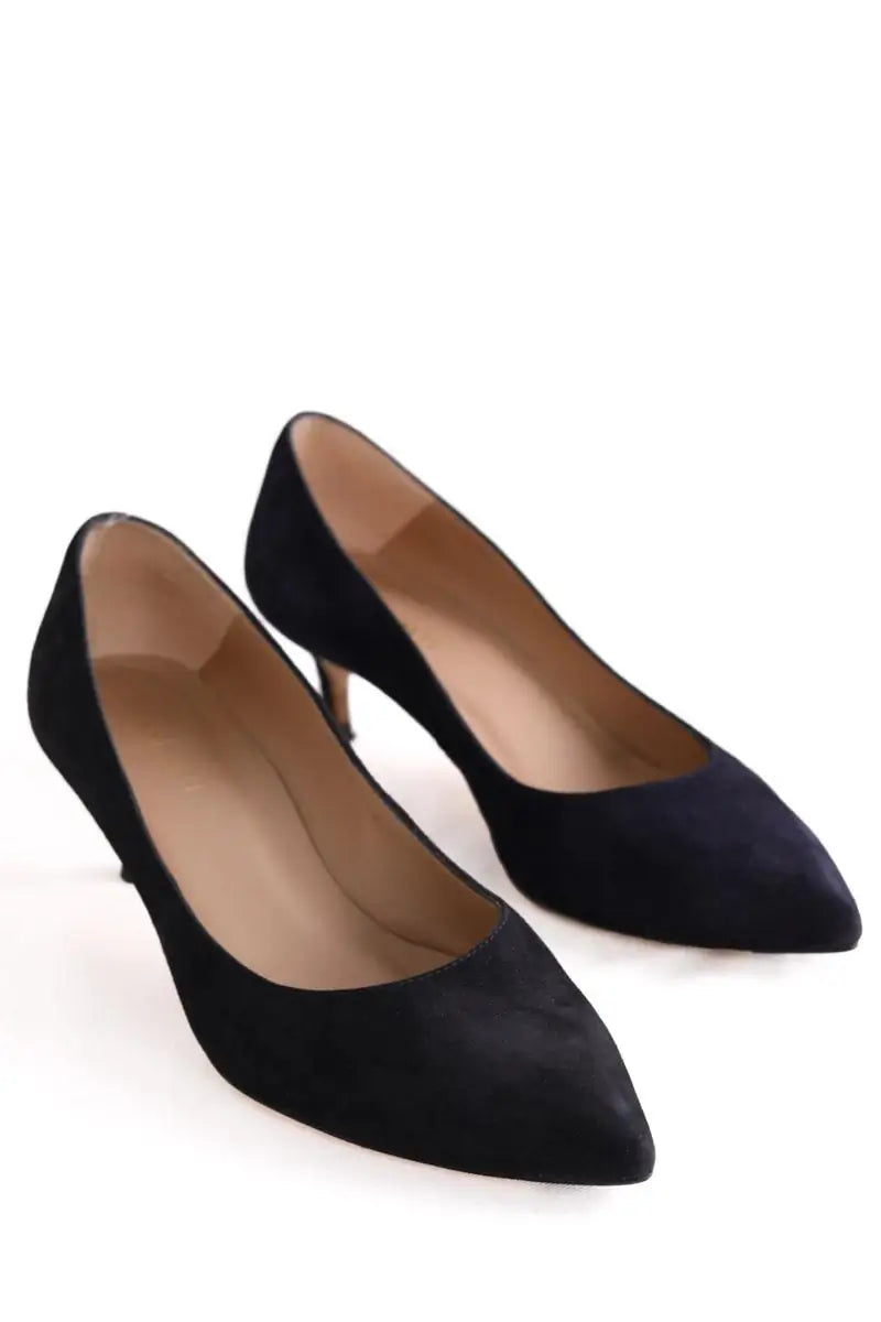 Talons LK Bennett Audrey Marine en Daim