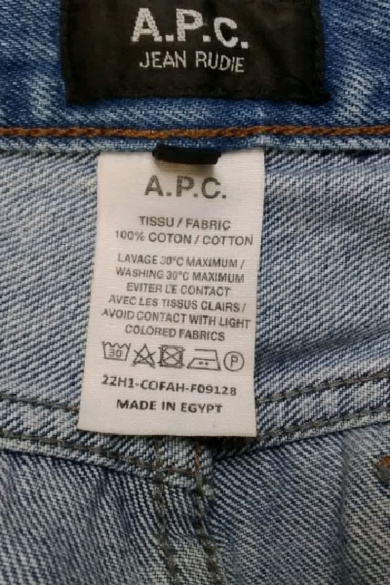 Jean droit APC  Bleu