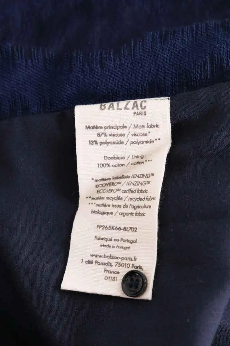 Top sans manche Balzac Roda Bleu en Coton