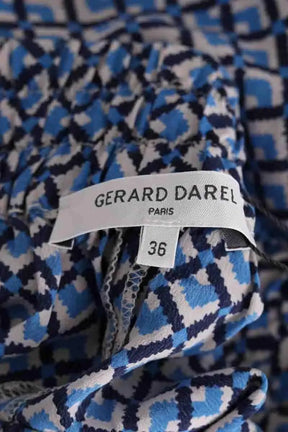 Pantalon Gerard Darel Bleu en Soie