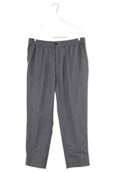 Pantalon droit Ami Gris en Laine, taille M - Seconde Main