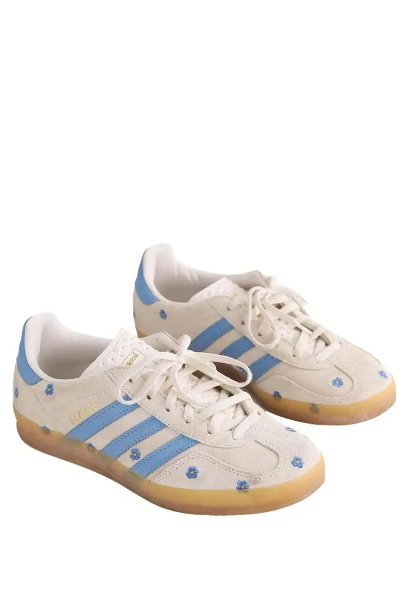 Baskets Adidas Blanc en Daim