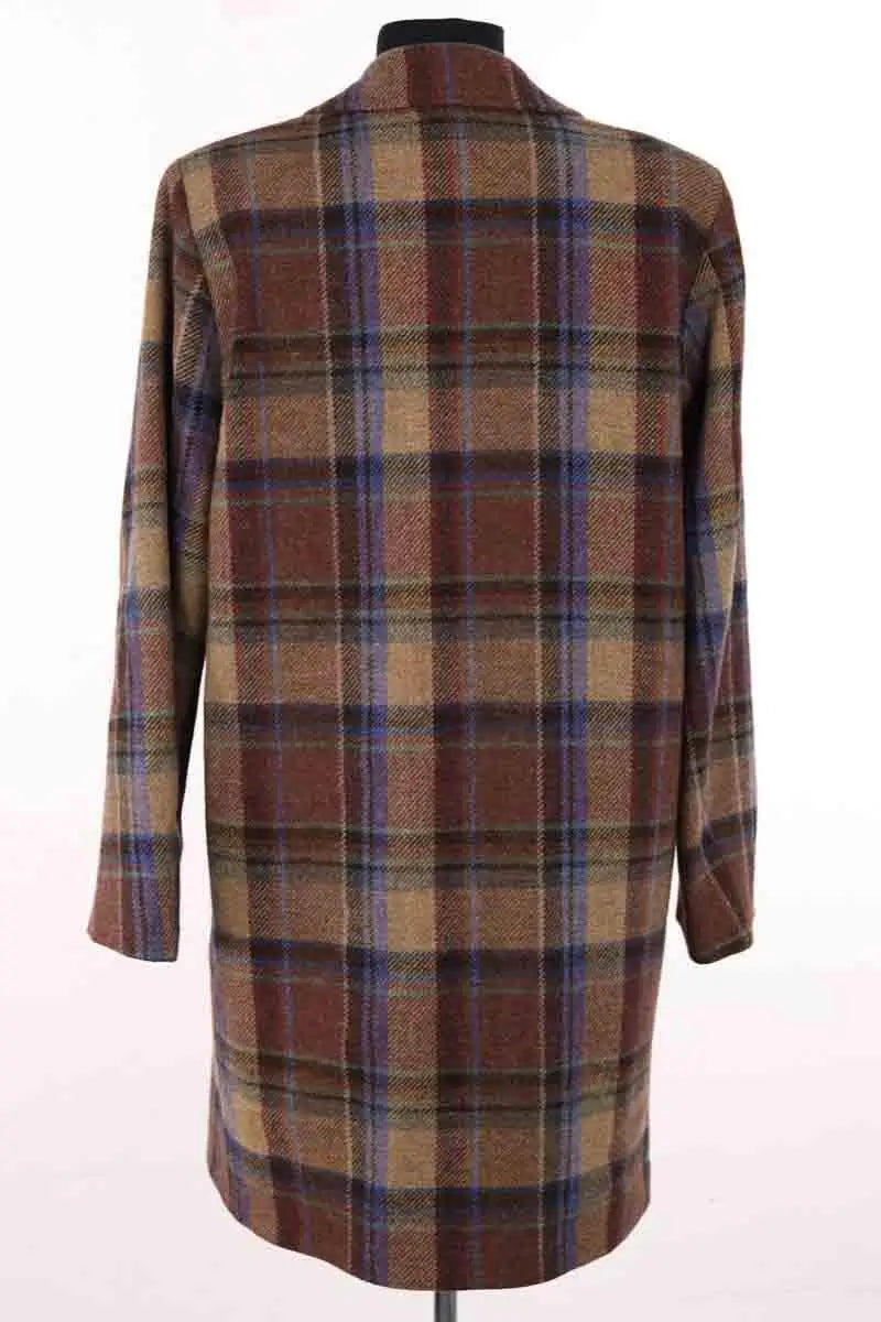 Manteau Diega Marron en Laine