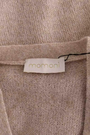 Cardigan Momoni Beige en Synthétique