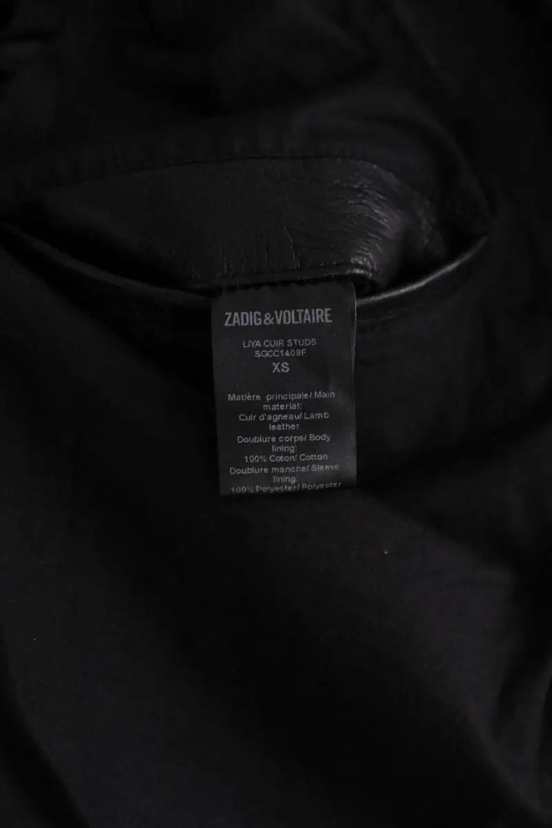 Veste Zadig & Voltaire Noir en Cuir