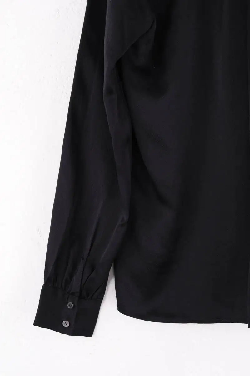 Blouse Forte_Forte Noir en Soie