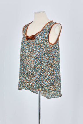 Top sans manche Des Petits Hauts  Multicolore