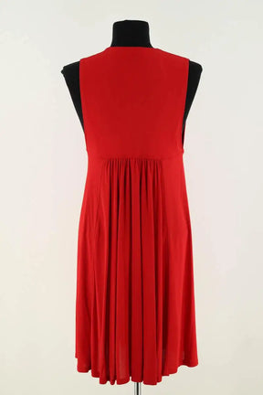 Robe Louis Vuitton Rouge en Viscose