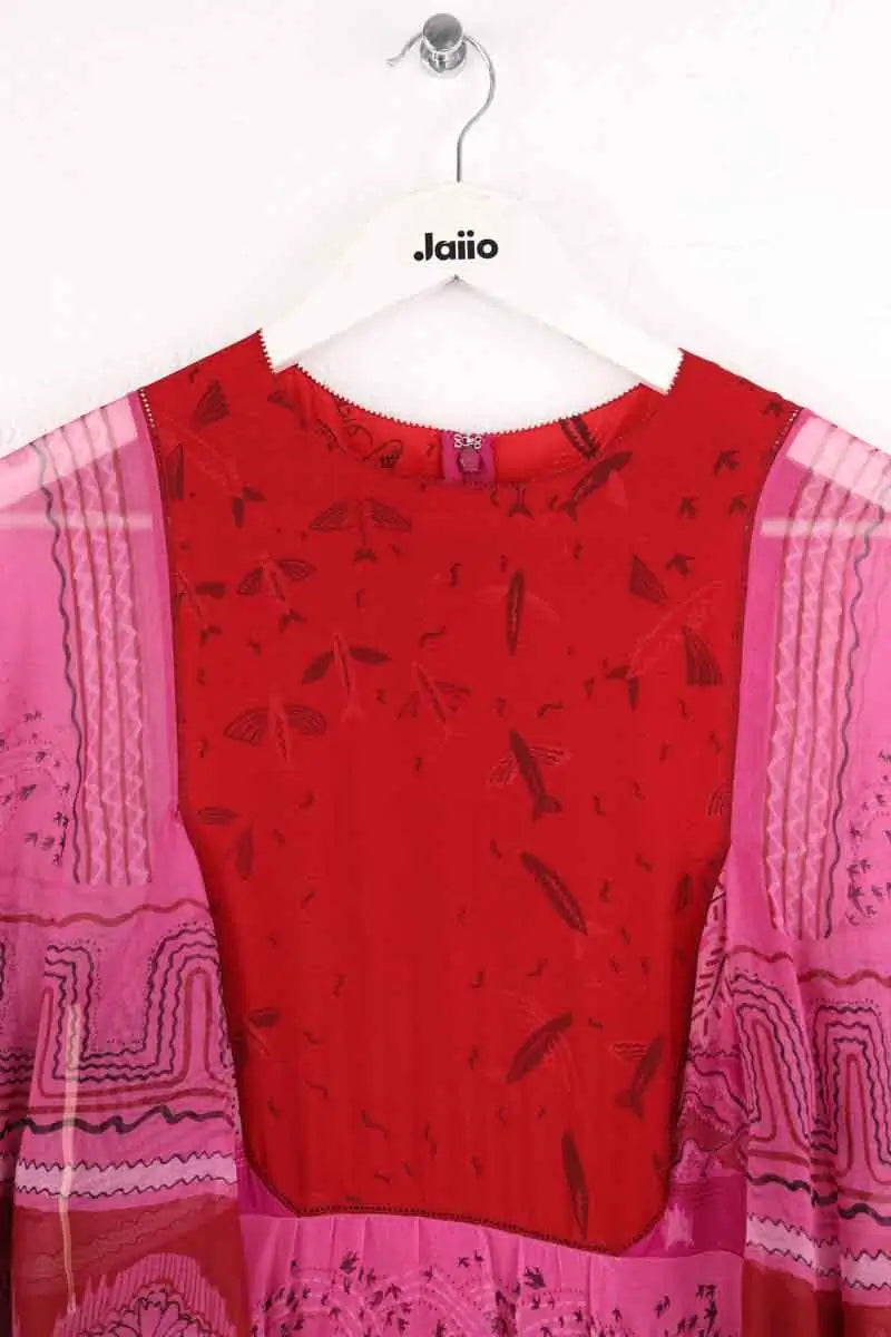Robe Valentino Rose en Soie