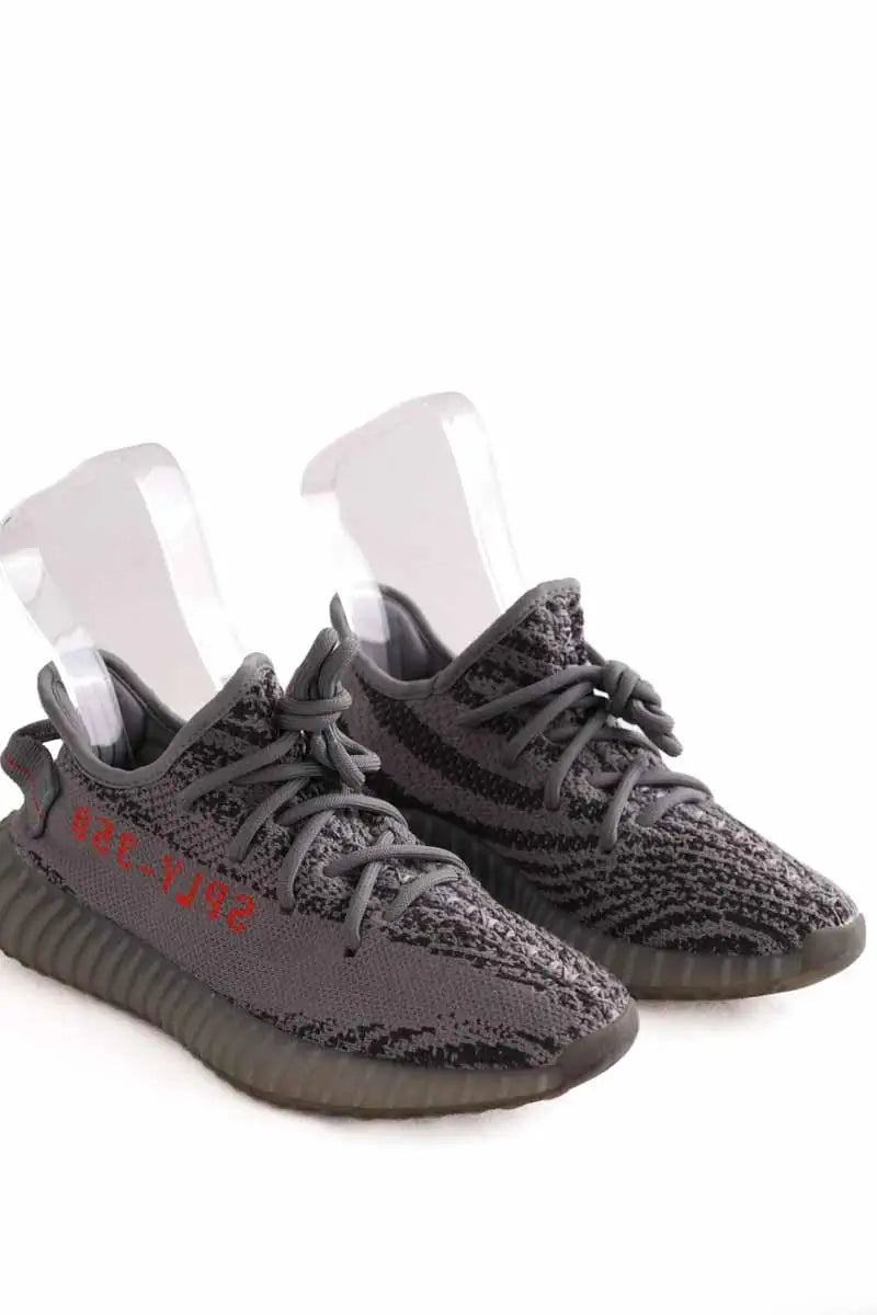 Baskets Yeezy Anthracite en Tissu