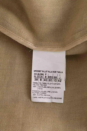 Veste Max Mara Beige en Lin