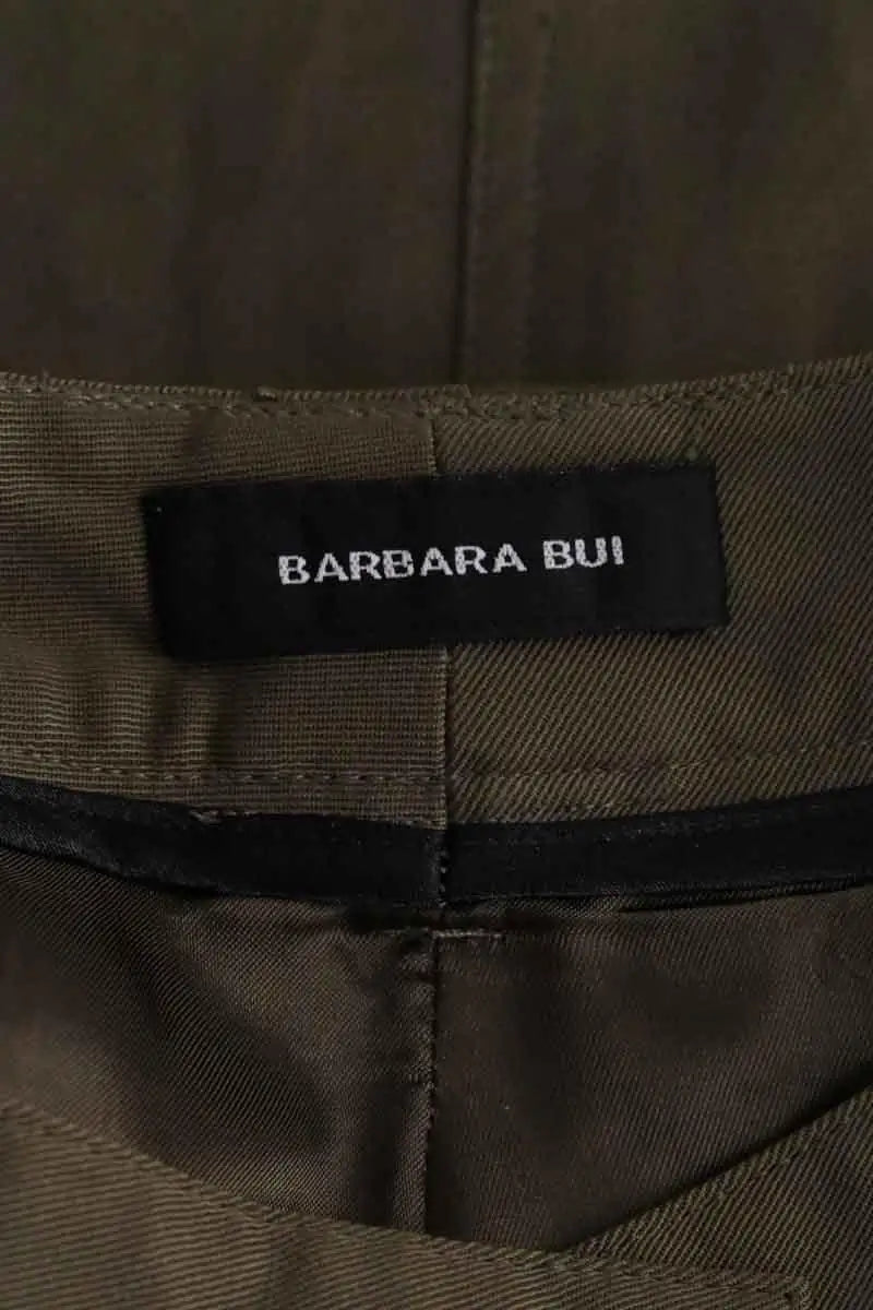 Jupe Barbara Bui Kaki en Coton