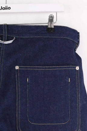 Jean droit Ouest Paris Apron pants Bleu en Coton