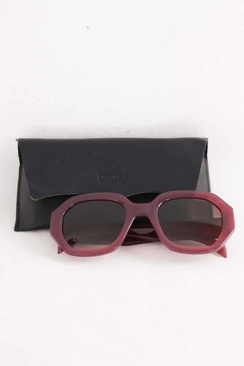 Lunettes de soleil Levi's Violet en Plastique