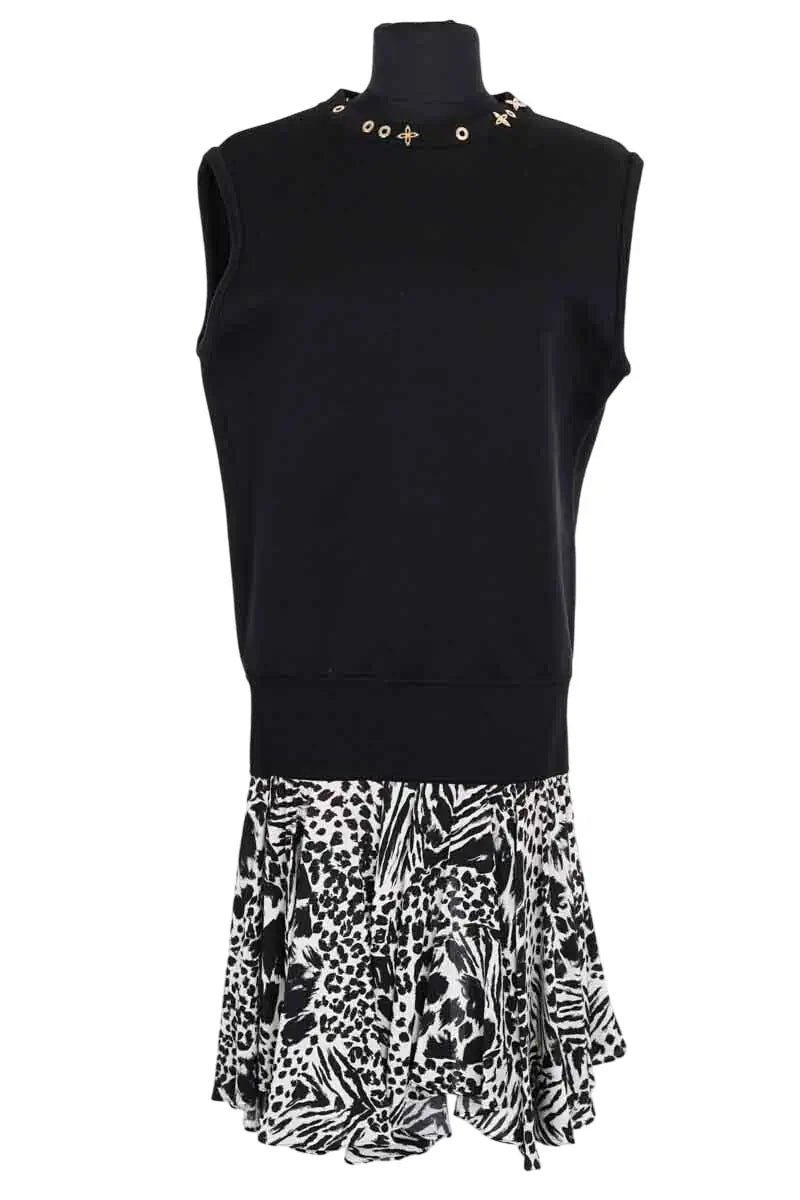 Robe Louis Vuitton Noir en Coton, taille M - Seconde Main