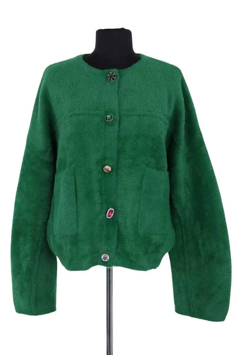 Veste Essentiel Antwerp Vert en Synthétique, taille S - Seconde Main