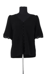 Blouse Sézane Noir en Coton, taille XS - Seconde Main
